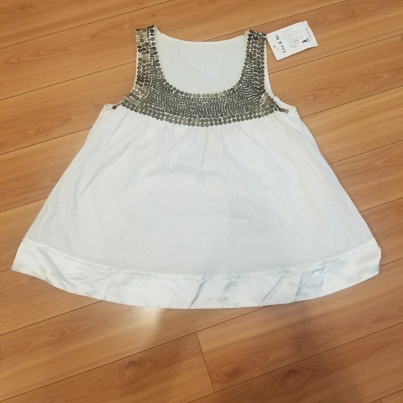 White Flowy Tank - Picture 2 of 5